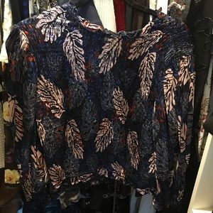 Zara flower blouse